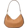 Kate Spade New York Liv Pebbled Leather Convertible Shoulder Bag In Brown
