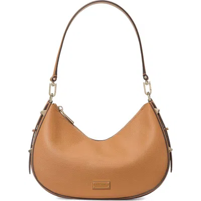 Kate Spade New York Liv Pebbled Leather Convertible Shoulder Bag In Brown