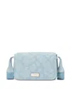 Kate Spade New York Liv Printed Denim Small Flap Crossbody