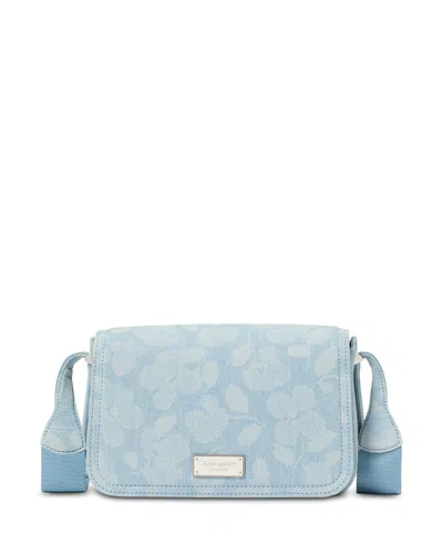Kate Spade New York Liv Printed Denim Small Flap Crossbody