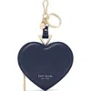 Kate Spade New York Liv Smooth Leather Heart Coin Purse In Parisian Navy