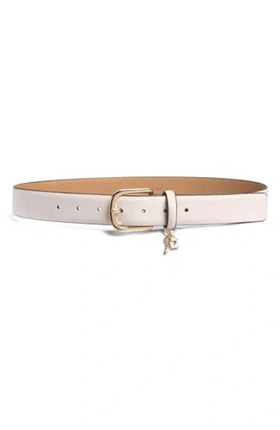 Kate Spade New York Lock & Key Charm Belt In Blue