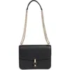Kate Spade New York Locket Small Grain Leather Shoulder Bag In Black