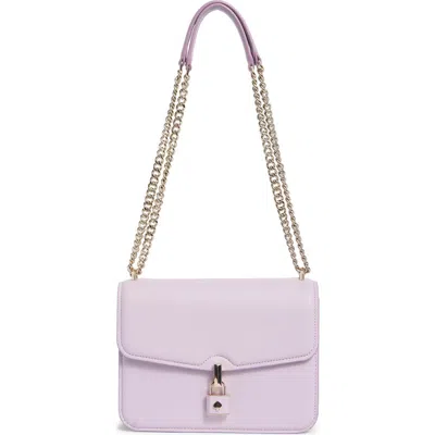 Kate Spade New York Locket Small Grain Leather Shoulder Bag In Purple