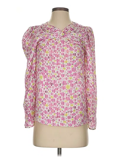 Pre-owned Kate Spade New York Long Sleeve Blouse In Pink