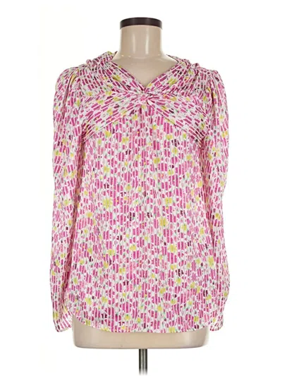Pre-owned Kate Spade New York Long Sleeve Blouse In Pink