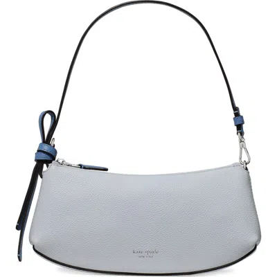 Kate Spade New York Loop Colorblock Pebble Leather Pochette Shoulder Bag In Blue