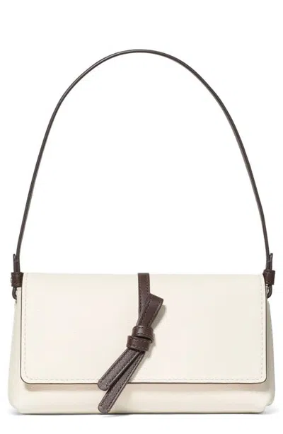Kate Spade New York Loop Colorblocked Pebbled Leather Shoulder Bag In Neutral