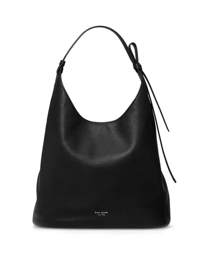 Kate Spade New York Loop Large Leather Carryall Bag In Black
