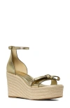 Kate Spade New York Loop Metallic Espadrille Wedge In Multi