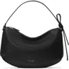Kate Spade New York Loop Pebble Leather Shoulder Bag In Black