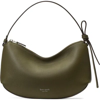 Kate Spade New York Loop Pebble Leather Shoulder Bag In Green