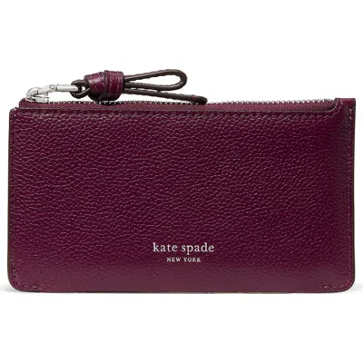 Kate Spade New York Loop Pebbled Leather Card Case