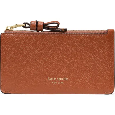 Kate Spade New York Loop Pebbled Leather Card Case
