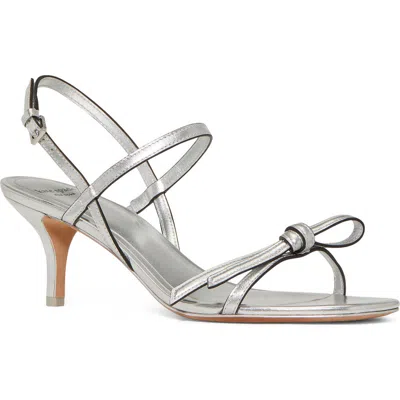 Kate Spade New York Loop Slingback Sandal In Silver