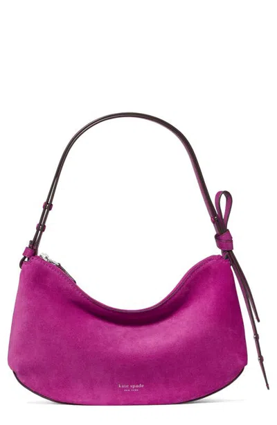 Kate Spade New York Loop Suede Convertible Shoulder Bag In Purple