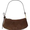 Kate Spade New York Loop Suede Pochette Bag In Orange