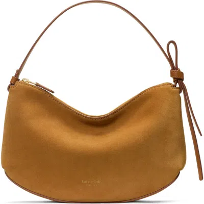 Kate Spade New York Loop Suede Shoulder Bag In Brown