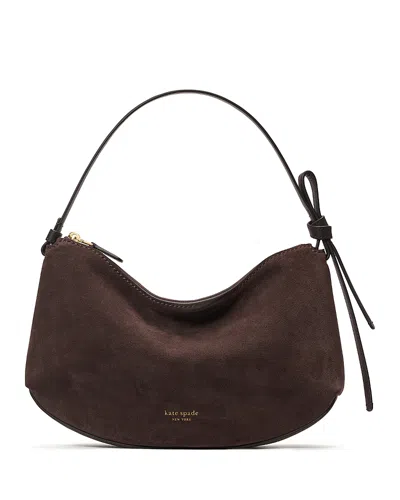 Kate Spade New York Loop Suede Shoulder Bag In Brown