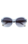 Kate Spade New York Lottie 55mm Butterfly Sunglasses
