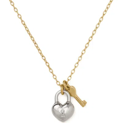 Kate Spade New York Love Ya Pendant Necklace In Gold