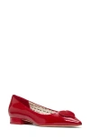 Kate Spade New York Lover Crinkle Patent Leather Low Pump In Red
