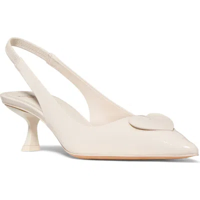 Kate Spade New York Lover Crinkle Patent Leather Slingback Pump In Neutral