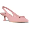 Kate Spade New York Lover Crinkle Patent Leather Sllingback Pump In Pink