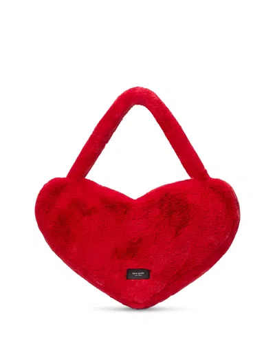Kate Spade New York Luver Faux Fur Heart Tote