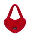 Kate Spade Luver Heart Faux Fur Tote Bag