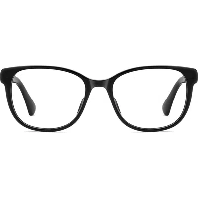 Kate Spade New York Lyssa 51mm Square Optical Glasses In Black