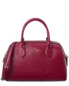 Kate Spade New York Madison Saffiano Leather Large Dolly Duffel Crossbody In Purple