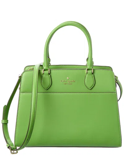 Kate Spade New York Madison Saffiano Leather Medium Satchel In Green