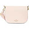 Kate Spade New York Madison Saffiano Leather Saddle Bag In White