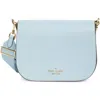 Kate Spade New York Madison Saffiano Leather Saddle Bag In Gray