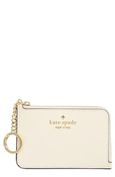 Kate Spade New York Madison Saffiano Zip Card Case In White
