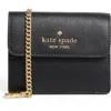 Kate Spade New York Madison Small Wallet On A Chain In Black