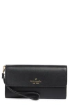 Kate Spade New York Madison Travel Trifold Wallet In Black