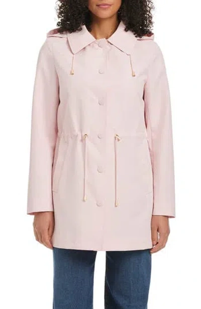 Kate Spade New York Magic Print Hooded Rain Jacket In Pink