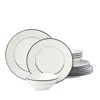 Kate Spade New York Make It Pop 12 Piece Dinnerware Set In White