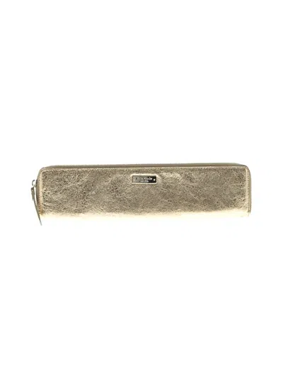 Pre-owned Kate Spade New York Makeup Bag In Gold