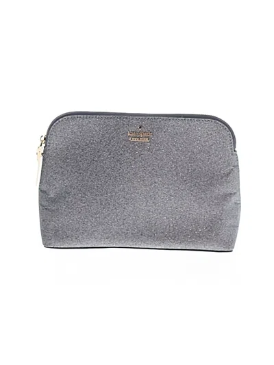 Pre-owned Kate Spade New York Makeup Bag In Silver