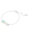 Kate Spade Mama Elephant Bracelet In Blue/silver