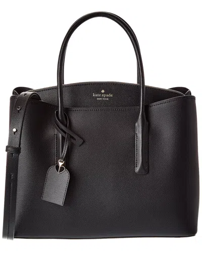 Kate Spade New York Margaux Large Leather Satchel In Purple