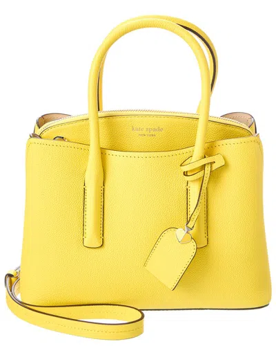 Kate Spade New York Margaux Medium Leather Satchel In Yellow