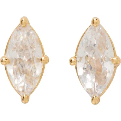 KATE SPADE KATE SPADE NEW YORK MARQUISE CUT SOLITAIRE STUD EARRINGS