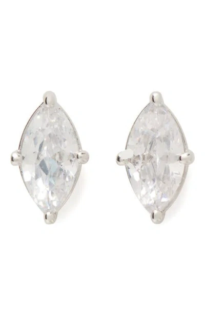 KATE SPADE KATE SPADE NEW YORK MARQUISE CUT SOLITAIRE STUD EARRINGS