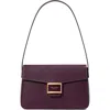 Kate Spade New York Medium Katy Leather Shoulder Bag In Deep Cherry