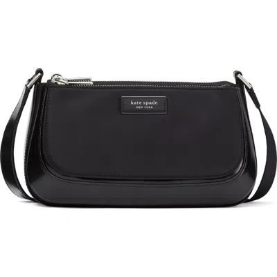 Kate Spade Sam Icon Medium East-west Crossbody Bag In Black