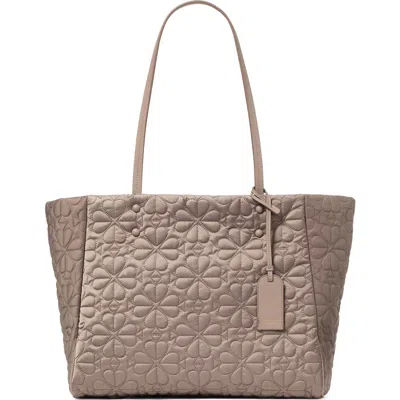 Kate Spade New York Medium Tilly Quilted Tote In Gray
